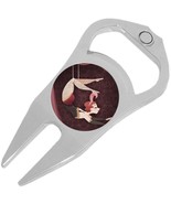 Circus Acrobat Trapeze Golf Ball Marker Divot Repair Tool Bottle Opener - £9.40 GBP