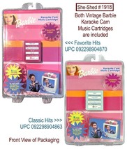 Barbie Karaoke Cam Music Cartridges Favorite &amp; Classic Hits Mattel NIB - $19.95