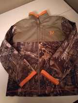* CAMO HUNTING JACKET BUSHMASTER REAL TREE WATER RESISTANT size L - $28.05
