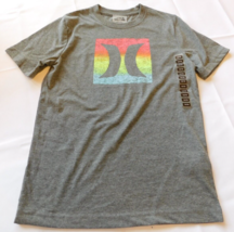 Hurley Boy's Youth Short Sleeve T Shirt Grey Heather Size 14/16 12-13 Years NWOT - $19.55