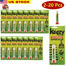 2-20 Pcs of Krazy Glue All Purpose, Crazy Glue, Super Glue, .07oz (2g) E... - $6.92+