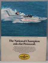 Vintage Rivista Campagna Pubblicitaria Stampa Design Pubblicità Pennzoil... - $33.51