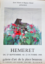 Hemeret – Original Exhibition Poster – Gallery Place Beauvau - Poster - ... - $164.27