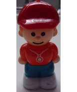 Fisher Price Baseball Player Figure In Orange Shirt - $5.47 CAD