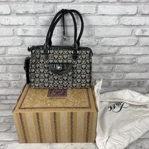 Brighton Gray Black Hearts Satchel Purse Bag Canvas Leather Charm Dustba... - $41.79