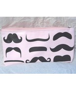 Pink Mustache Purse/Wallet/Card Holder  Great Condition Pre-owned #PW460 - $2.67