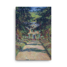 Claude Monet Pathway in Monet's Garden at Giverny, 1900 Canvas Print - $99.00+