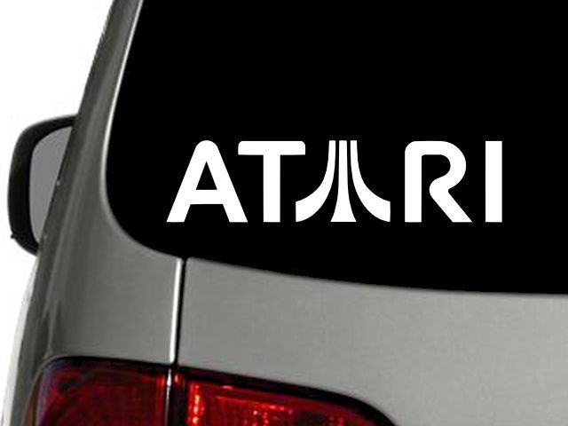 ATARI LOGO WIDE Vinyl Decal Car Sticker Wall Truck CHOOSE SIZE COLOR