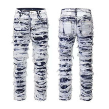 Tide Washed Blue Ripped Jeans - £62.13 GBP