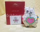 Hallmark Keepsake Ornament 2021 LLOVE YOU LLOTS Llamas I Love You Lots - $5.89