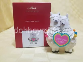 Hallmark Keepsake Ornament 2021 LLOVE YOU LLOTS Llamas I Love You Lots - $5.89