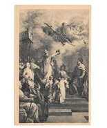 France Paris Pantheon Coronation of Charlemagne H Levy Painting Vintage ... - £3.98 GBP