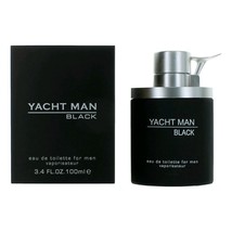 Yacht Man Black by Myrurgia, 3.4 oz Eau De Toilette Spray for Men - $437.35 MXN