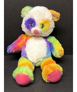 Build A Bear Workshop Rainbow Pop of Color Panda Bear Plush 16&quot; Stuff An... - $5.11