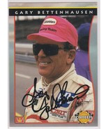 Gary Bettenhausen (d. 2014) Autographed 1992 AW Sports NASCAR Racing Card - $950.15 MXN