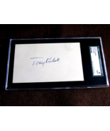 TONY KUBEK 1961 WSC NY YANKEES SS SIGNED AUTO VINTAGE INDEX CARD SGC BEAUTY - €60,17 EUR