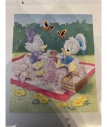 Vtg Disney Babies Play Date Picnic Donald Daisy 60 Piece Puzzle Complete - £10.05 GBP