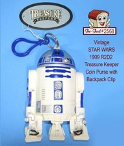 Star Wars 1999 R2D2 Treasure Keeper Coin Purse / Key Chain Applause - NWT - $9.95