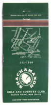 Shackamaxon Golf and Country Club - Scotch Plains, New Jersey Matchbook Cover NJ - £1.42 GBP