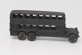 A C Williams Cast Iron Double Decker Bus &amp; Driver Toy - $99.99