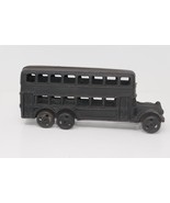 A C Williams Cast Iron Double Decker Bus &amp; Driver Toy - $99.99