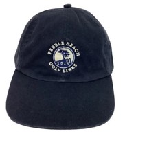 Pebble Beach Gulf Links Navy Blue 6 Panel Adjustable Baseball Ball Hat - $15.88