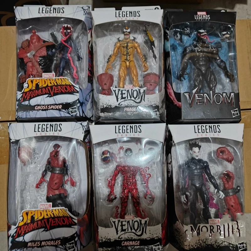 Original Marvel Legends Venom Miles &amp; Gwen and Carnage and Phage and Michael - £49.78 GBP+