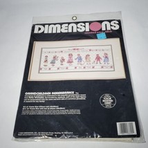 Dimensions Counted Cross Stitch Kit 3690 Grandchildren Remembrance 18x8&quot;... - £8.60 GBP