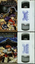 Ruin Explorers 1 &amp; 2 Vhs 2 Tapes Complete English Dubbed A.D.V. Video Tested - $19.95