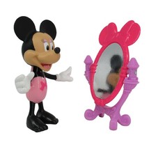 2011 Disney Minnie Mouse Snap and Pose Bowtique Figure & Standing Mirror - $12.85