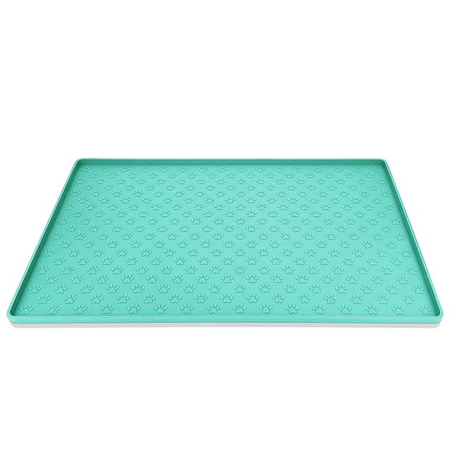 Pet Placemat Cat Feed Mat Cat Drinking Feeding Placemat Silicone Waterpr... - £14.15 GBP