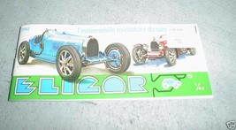 1982 Elicor France Hobbycar Model Car Catalog LOOK - $18.81