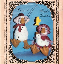 Vintage Sewing Pattern Duck Toy Sewing Centipede Willie &amp; Winnie Waddles... - $12.19