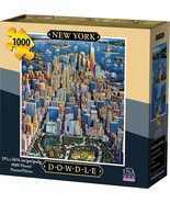 New York City Jigsaw Puzzle 1000 Pieces Dowdle Central Park Skyscrapers ... - $29.69