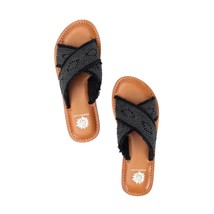 Yellowbox Deska Black Crisscross Sandal Size 8 - $31.68