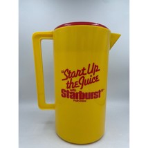 Starburst Advertising Promo Fruit Chews Plastic 72oz Yellow Drink Pitcher - £9.36 GBP