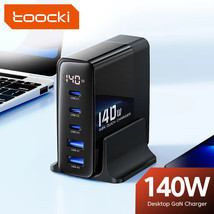 140W USB Charger Hub Multi Port Charging Station GaN Fast Charge Desktop Type C - £38.80 GBP+