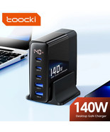 140W USB Charger Hub Multi Port Charging Station GaN Fast Charge Desktop... - £38.26 GBP+