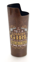Smokezilla Country Girl Epoxy Wrapped Metal Bic Cigarette Lighter Case - $9.89
