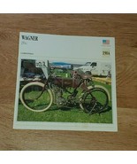 Wagner 1904 250cc Atlas Editions Motorcycle Card - $6.83 CAD