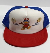 Los Angeles 1984 Olympics SnapBack Mesh Hat Cap Adjustable With Pins - $14.60