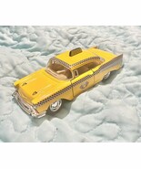1957 Chevrolet Bel Air Taxi Yellow - 1:40  Pullback Drive Diecast - $21.06 CAD