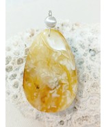Nature Amber Pendant&amp; 925 Stering silver  - $120.00