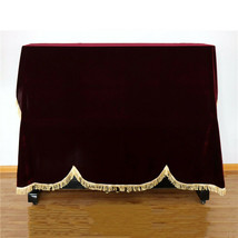 78x59inch Piano Anti-Dust Cover Dust Lace Fabric Cloth Elegant Piano Towel - $43.93