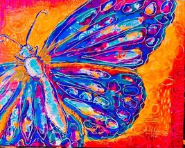 Magnificent Butterfly Painting Kit - Paint Your Own - Canvas Painting - ... - $38.00