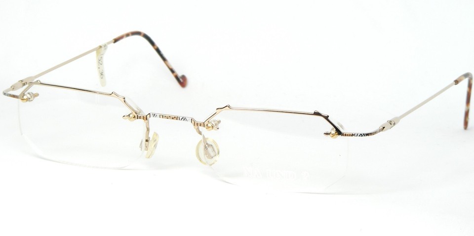 NA UND? MARION RAMM 66F2/94 GOLD /SILVER /OTHER EYEGLASSES 48-20-137mm G... - $81.11