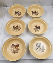 Vintage 1970&#39;s Pottery Treasure Craft Cereal Bowls Set of 6 - $28.04