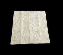 Court Of VERSAILLES IVORY Crushed Velvet European Sham 26&quot;x26&quot; - $820.05 MXN