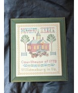 1971 Colonial Williamsburg VA Tribunale Casa Campione Punto Croce Incorn... - $885.21 MXN