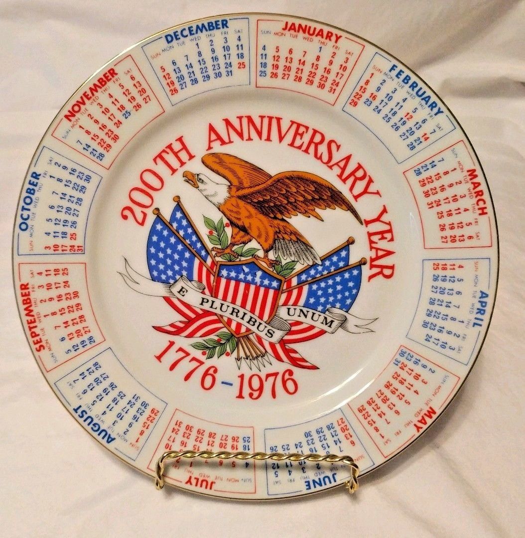 RARE E PLURIBUS UNUM 200th Anniversary 1776-1976 Plate '75 Spencer United States - $15.97
